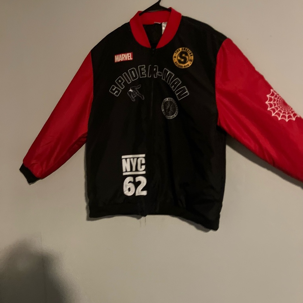 Marvel Black and Red Spider-Man Jacket